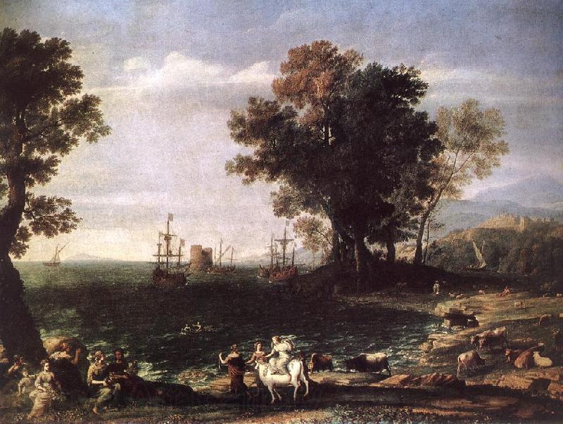 Claude Lorrain The Rape of Europa sd